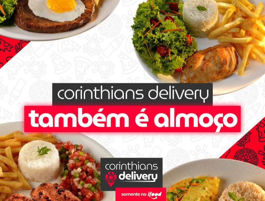Corinthians Delivery oferece cardápio de almoço inspirado na arquibancada e na tradição alvinegra