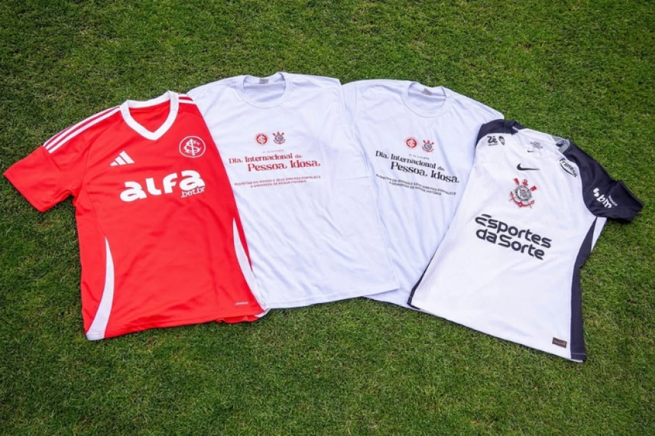 Corinthians e Internacional fazem ação em alusão ao Dia Internacional da Pessoa Idosa
