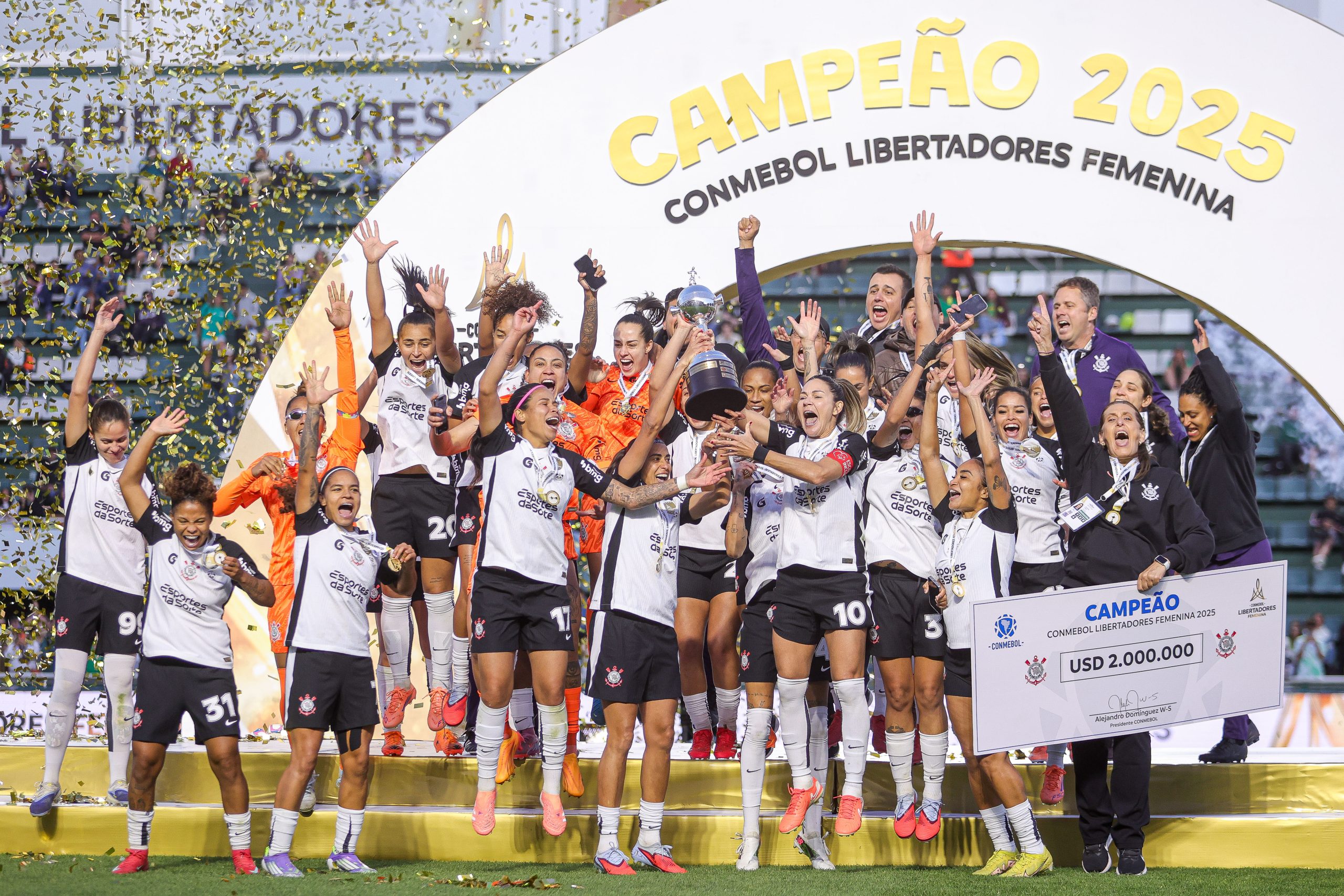 Retrospectiva 2025: relembre a campanha do Corinthians no título da Libertadores Feminina