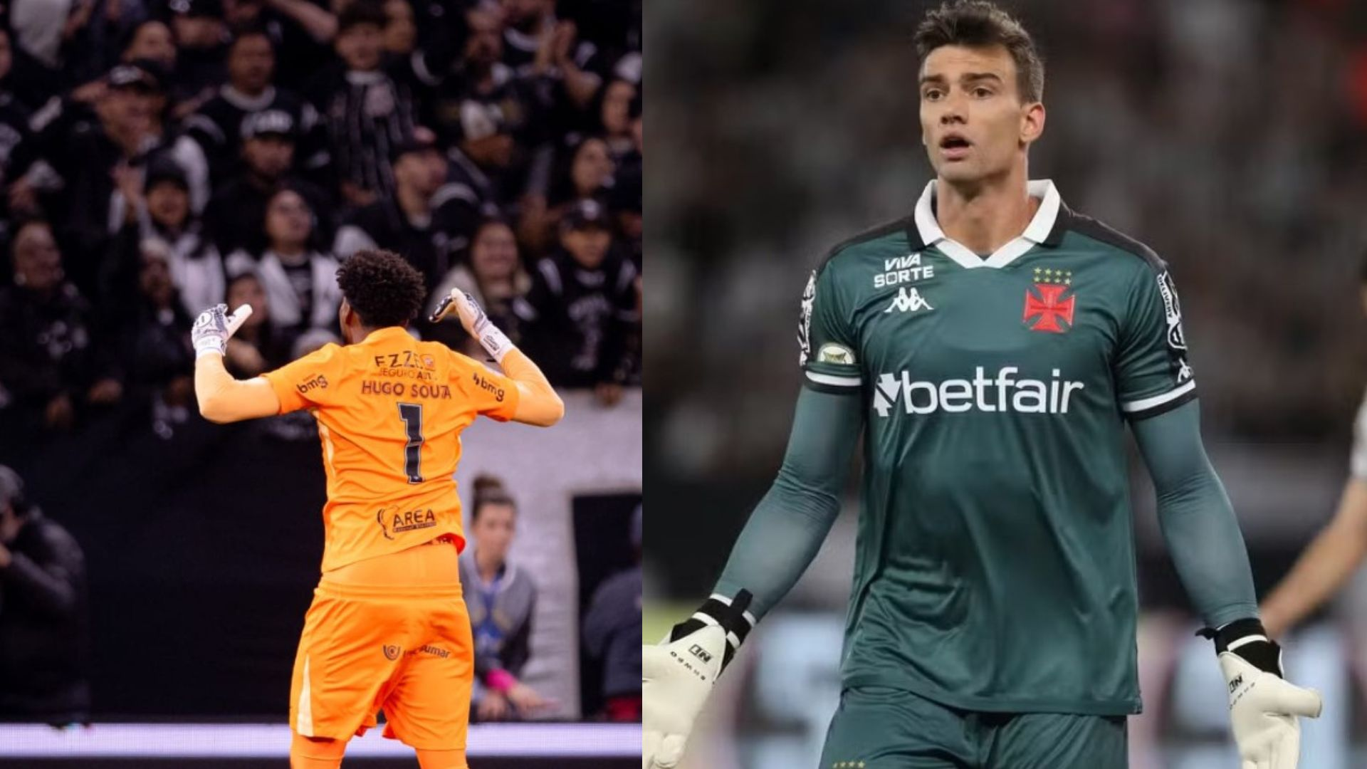 Partida entre Corinthians e Vasco na Copa do Brasil tem dois goleiros especialistas em pênaltis
