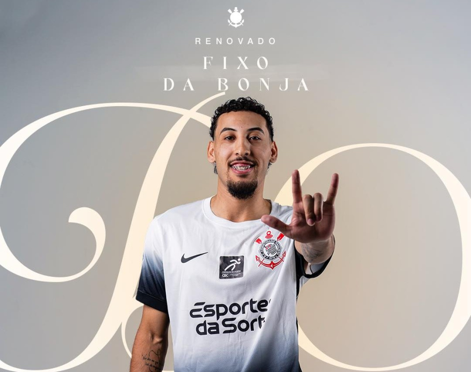Corinthians Futsal oficializa renovação com fixo que teve problemas físicos em 2025